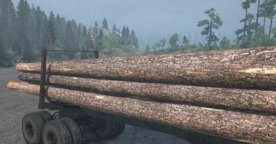 MudRunner Mods Timber Log Texture