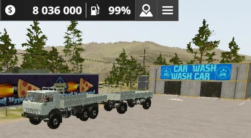 KamAZ off-road and Trailer