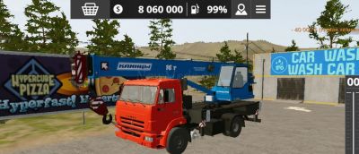 Farming Simulator 20 Android Mods KAMAZ 43253 Truck crane