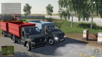 FS 19 Mods GAZ Next with Trailer