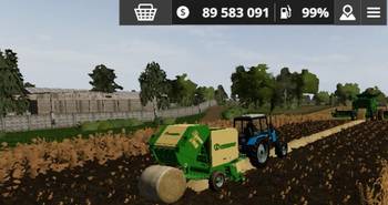Farming Simulator 20 Android Mods Krone Roundpack 1250 Multi Cut