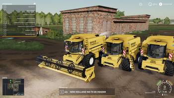 New Holland TX66 and Reaper
