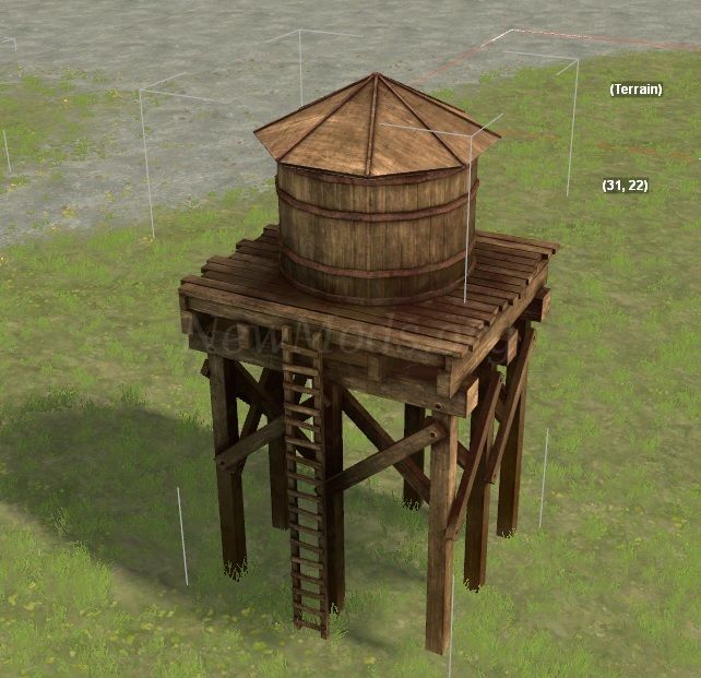 Water tower for map editor