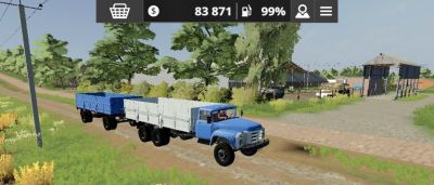 Farming Simulator 20 Android Mods Zil 133GYa and GKB 8350