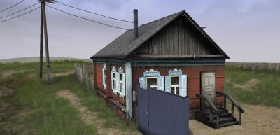 MudRunner Mods Object "Village House and Door"