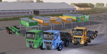 TGS 18.510 Joskin and Modules with trailer