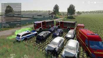 FS 19 Mods Verkehrsunfall Pack