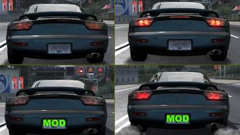 NFS ProStreet Mods LED brake light for Mazda RX7