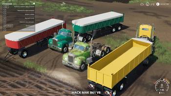 FS 19 Mods Made a mod Mack B61 and Trailer Set v12.08.23 for the FS 19 farm