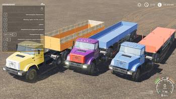 FS 19 Mods ZIL 13305A and Semi-trailer