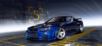 NFS ProStreet Mods Nissan Skyline R34 GTR