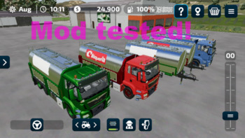 FS 23 Mobile Mods MAN TGS Flota Lechera