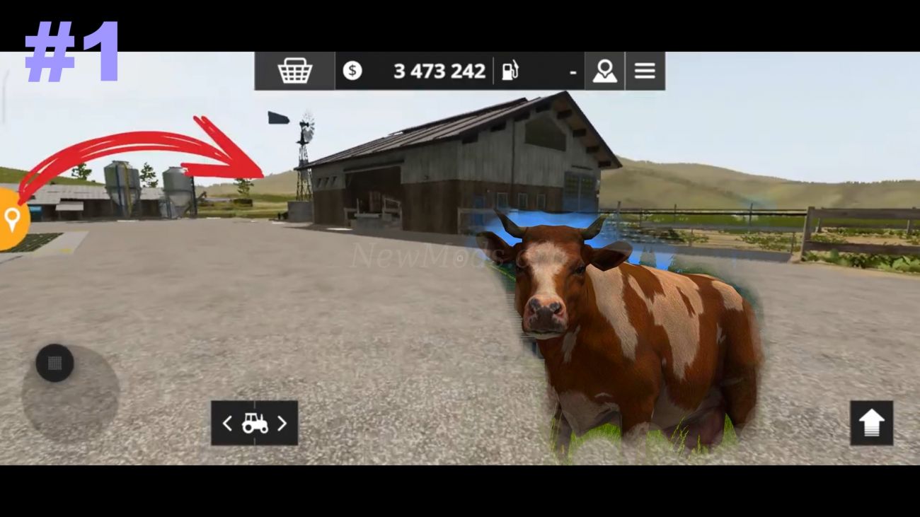How to get animals (cows) on the mobile Farming Simulator 20 Android and where to buy them