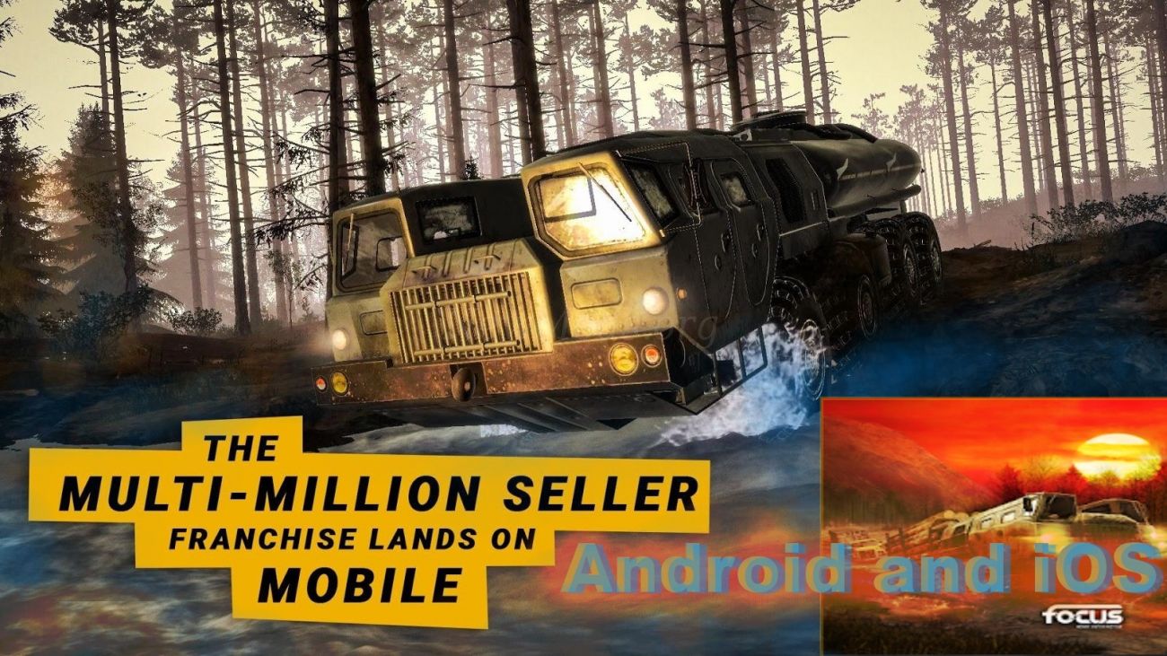 Mobile MudRunner on Android and iOS instead of a pirate