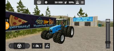 Farming Simulator 20 Android Mods Belarus MTZ-1221.3 Tropic Blue