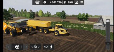 Farming Simulator 20 Android Mods Volvo A40G and Volvo L350H Loader