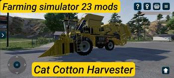 Cat Cotton Harvester