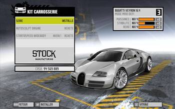 NFS ProStreet Mods Bugatti Veyron Super Sport