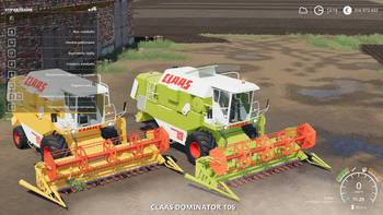 FS 19 Mods Claas Dominator 106