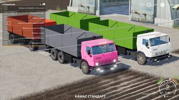 FS 19 Mods KamAZ 53212 and SZAP 8357