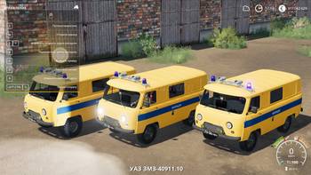 FS 19 Mods UAZ 3741 Militsiya