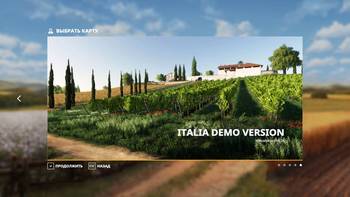 ITALIA Demo Version map