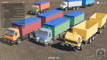 FS 19 Mods KamAZ 55102 Euro2 and NefAZ 8499/8560-02